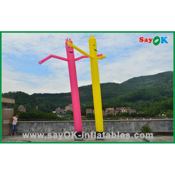 Inflatable Air Man Advertising 5m Yellow Inflatable Double Legs Sky /Air Dancer For Sale