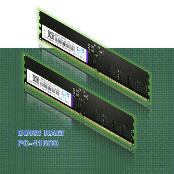 DDR5 RAM 16GB 5600MHz,DRAM 288-Pin U-DIMM PC RAM, XMP 2.0 High Performance Memory,CL18-22-22-42,1.1V