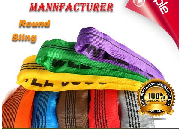 round sling , According to EN1492-2 Standard, Safety factor 7:1 , CE,GS certificate