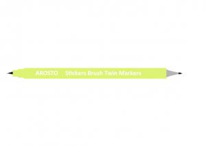 China Artist Brush Twin Markers Marking Pens High Performance for Promotional Gifts wholesale