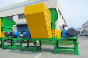 China Durable Double Shaft Shredder High Performance Waste Plastic Recycling on sale