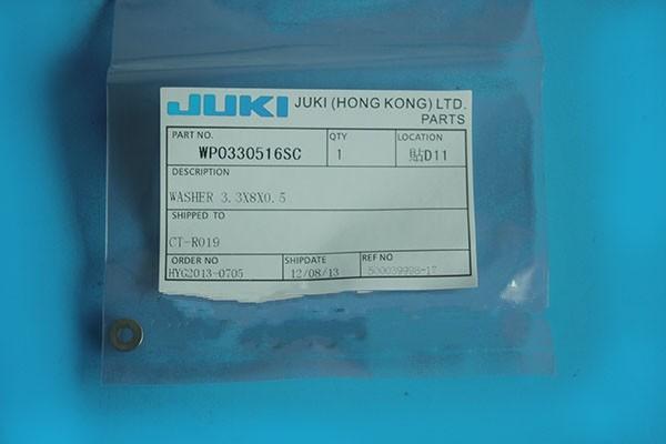 Quality Professional Surface Mount Parts JUKI WASHER 3.3X8X0.5 WP0330516SC for sale