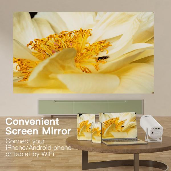 Flyin S40 Home theater Full HD 1080P 4K Projector Game Projector 120 ANSI Lumens Home TV