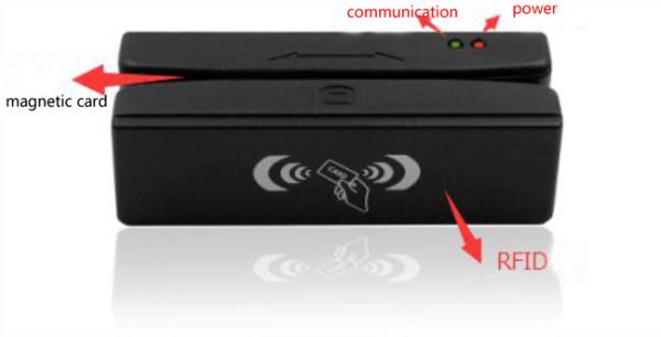 Quality Magstripe Card Reader supportTrack 1, 2, 3 and  IC card read write with dual interface reader for sale