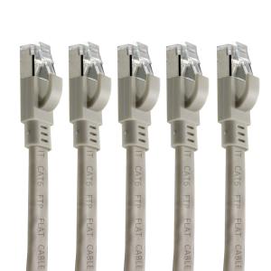 China CAT6 Flat FTP Shielded Ethernet Cable with Snagless Boot wholesale