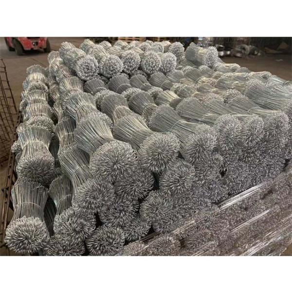 12" Double Loop Rebar Tie Wire Hot Dipped Galvanized 18 Gauge