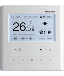 Hisense controller technical specifications display