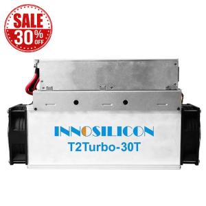 China Used 2200W Bitcoin ASIC Miner Innosilicon T2T 30T 10nm FinFET Chip on sale