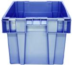 Injection Material Custom Logo Nestable and Stackable Plastic Crate with