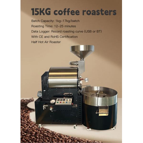 15kg Commercial Cacao Coffee Bean Roasting Machine Cafe Bean Roaster