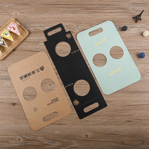 Unique Custom Coffee Packaging 4 Cup Carrier For Coffee Cup Holder