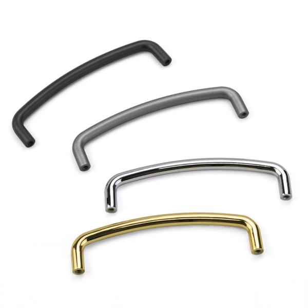 Quality OEM 115mm Zinc Alloy Handle Electrolytic Metal Drawer Handles for sale