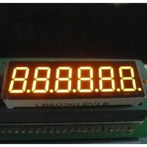 China 9.2mm Common Cathode 6 Digit 7 Segment Led Display For Instrument Panel Indicator wholesale