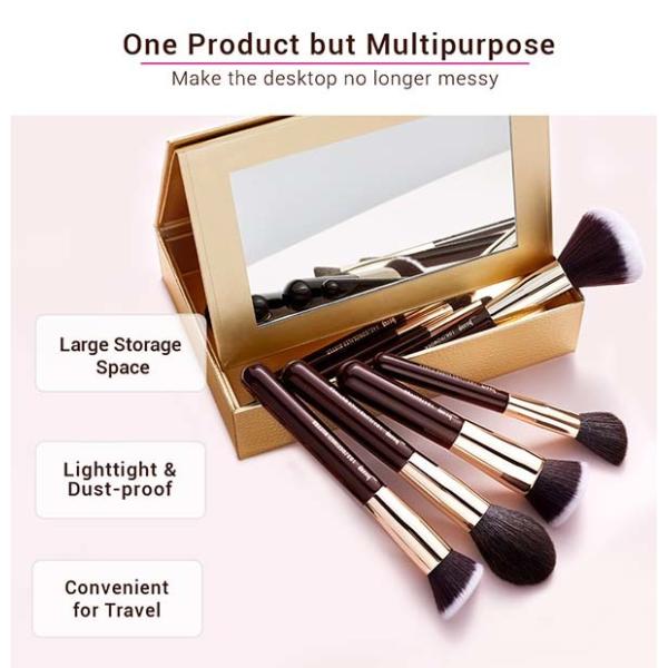 Jessup Light Golden Makeup Case Box Accessory Storage