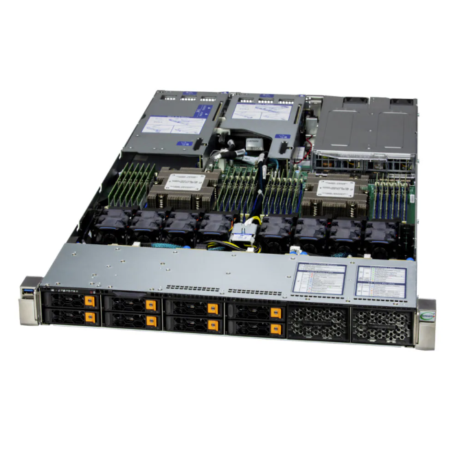 China Supermicro Hyper SuperServer AS-1125HS-TNR 1U Rackmount with Dual AMD EPYC 9004/9005 Processors 24 DIMM Slots DDR5 and 8 Hot-swap NVMe/SATA/SAS Drive Bays on sale
