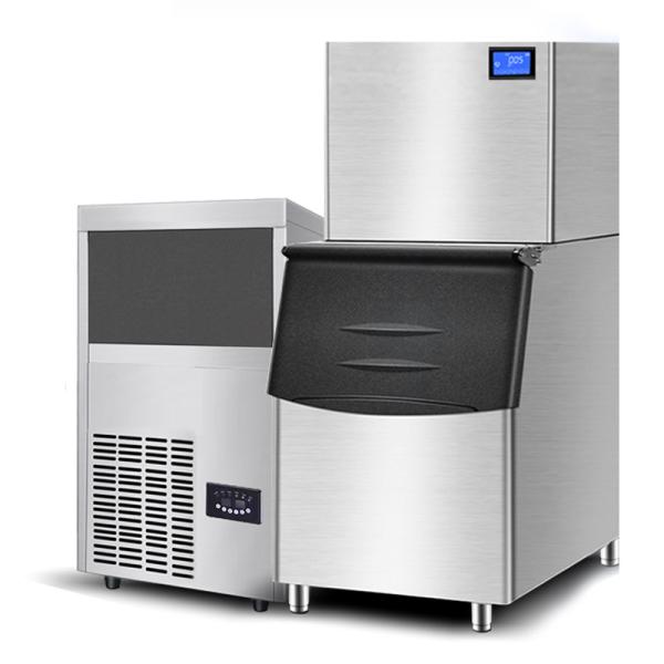 Quality ISO14001 Steel Structure 500LB Crescent Commercial Ice Cube Machine for sale