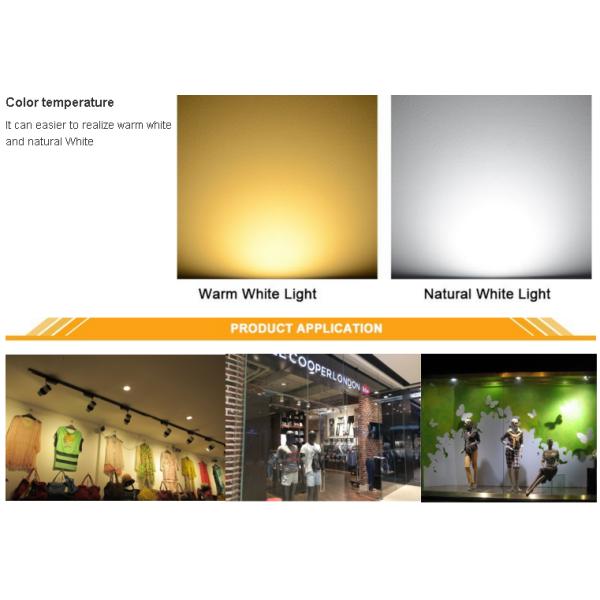 Aluminum Housing CITIZEN LED Track Spotlights 350 deg Adjustable 2700k - 3000K