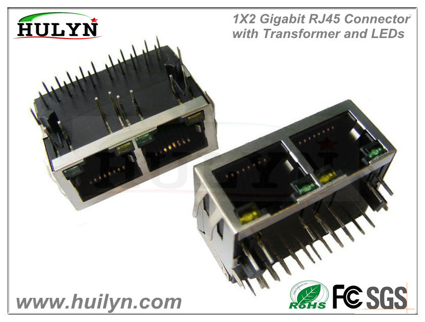 China RJ45 jack with transformer,RJ45 JACK HLY-009 wholesale