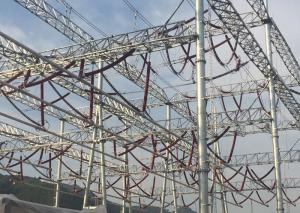 China 230KV Power Transmission Substation Structure High Strength Easy To Install wholesale