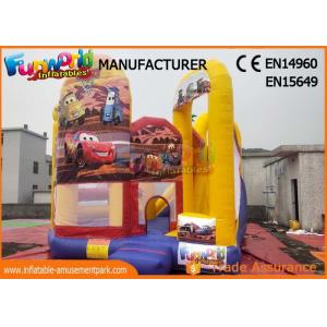 China Pvc Inflatable Bouncer Slide / Kids Jumping Castle With Slide wholesale