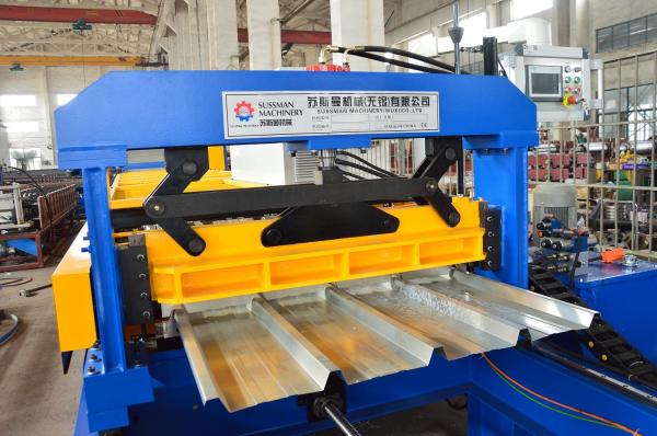 Quality Galvanized Steel Barrel Type Roof Sheet Making Machine High Frequency PLC Control for sale