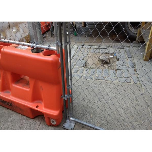 Durable Weather Resistant Temporary Chain Link Fence Panels 6 X10