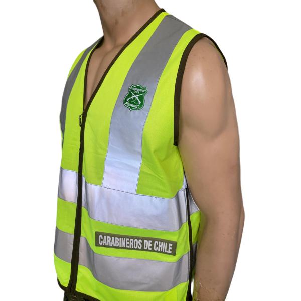 ANSI Certified High Visibility Safety Vest Fluorescent Yellow Reflective