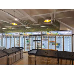 Fridge High Efficiency Upright Freezer Glass Door Showcase