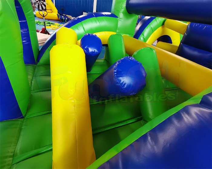 13.2X4.7X3M Inflatables Obstacle Course Adult Bounce House