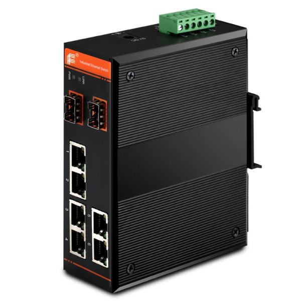 Quality Fast Ethernet Switch,Unmanaged,6x10/100Base-TX + 2x100Base-FX SFP for sale