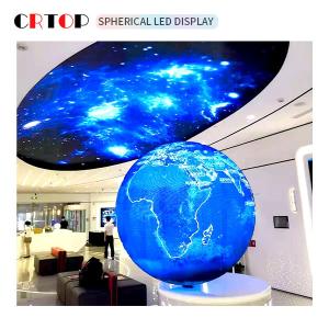 P3mm 800cd Creative LED Display Screen Diameter 1m Spherical Shape