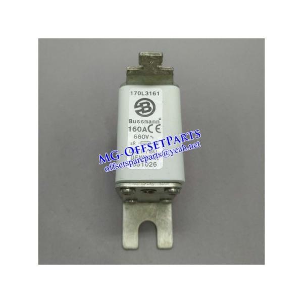 HD SEMICONDUCTOR FUSE, 61.101.1021/01, 160A 660V, 170L3161 00T/80, HD NEW PARTS