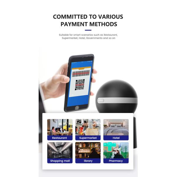 A SD5631 Omnidirectional Scanners 2D Desktop Barcode Scanner Bar Code Reader Qr Code Scanner