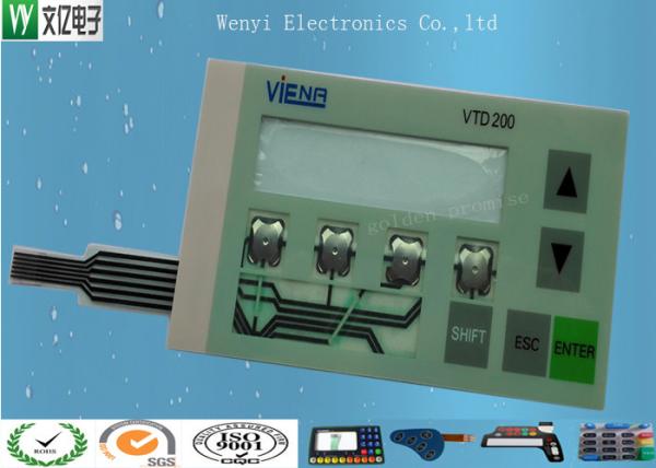 Quality Custom design Metal Dome Switch One Dimple With 250g Membrane Keypad Assembly for sale