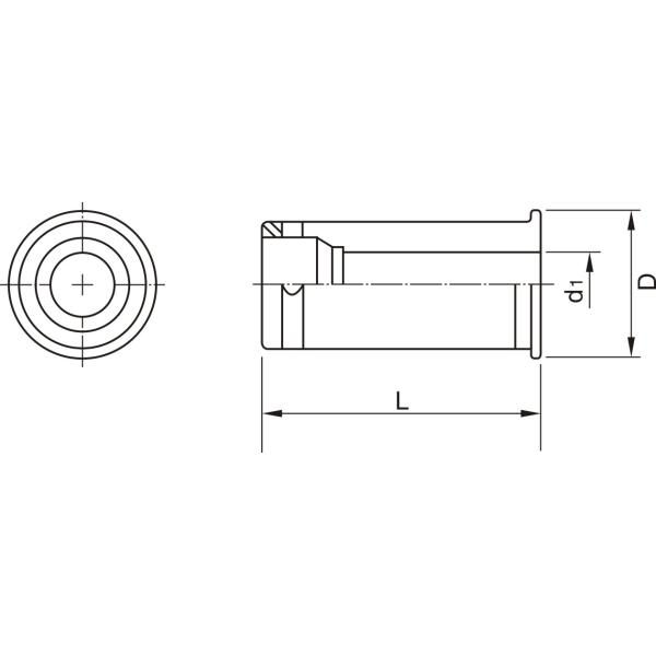Straight Hydraulic CNC Collet With Precision Tolerance And Accurate Clamp Range