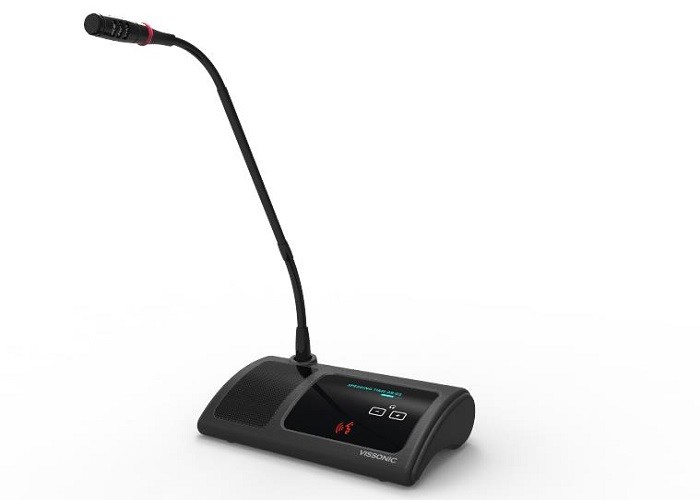 China Desktop Conference Meeting Microphone Discussion Delegate Unit With Camera Tracking wholesale