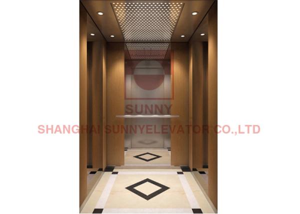 Quality Highly Secure Infrared Light Curtain System Home Lift Standard Elevator With Machine Room for sale
