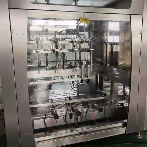 4 Filling Heads 160mm Edible Oil Filling Machine 20L Volumetric Piston Filler