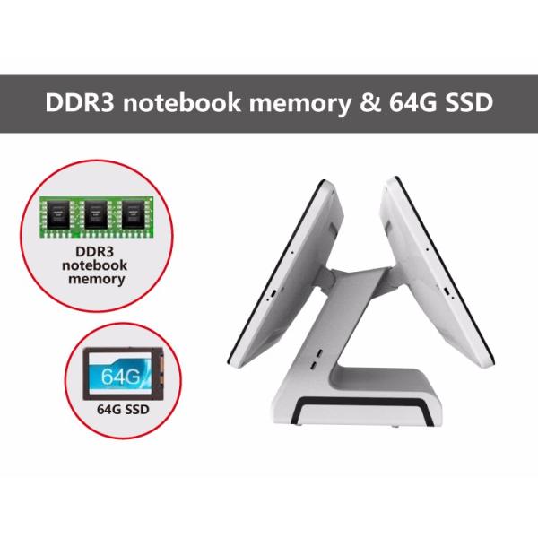 15 inch POS Machine for Butchery Grocery and Beauty Shops SSD 32GB/64GB/128GB/256GB