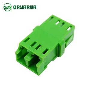 China RoHS 2 Ports LC APC Duplex Adapter Non Symmetrical Welded Type wholesale