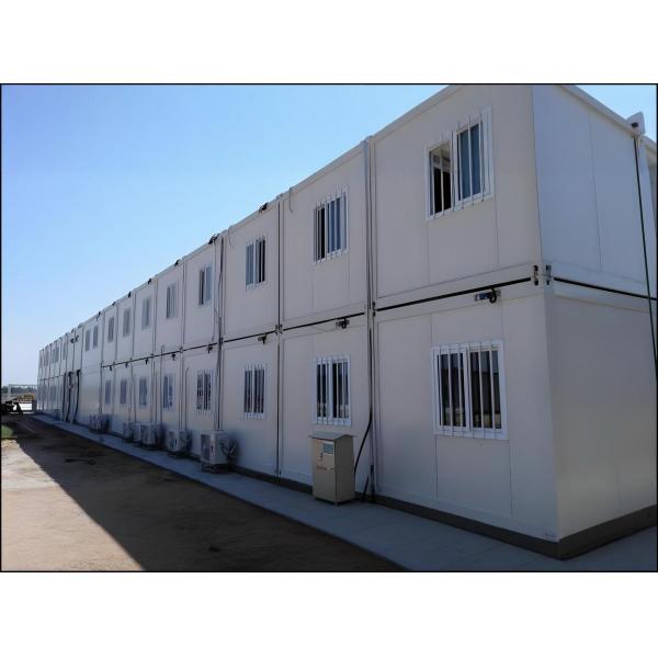 Flat roof Construction Modular Prefab Labor Camp For Sustainable Living