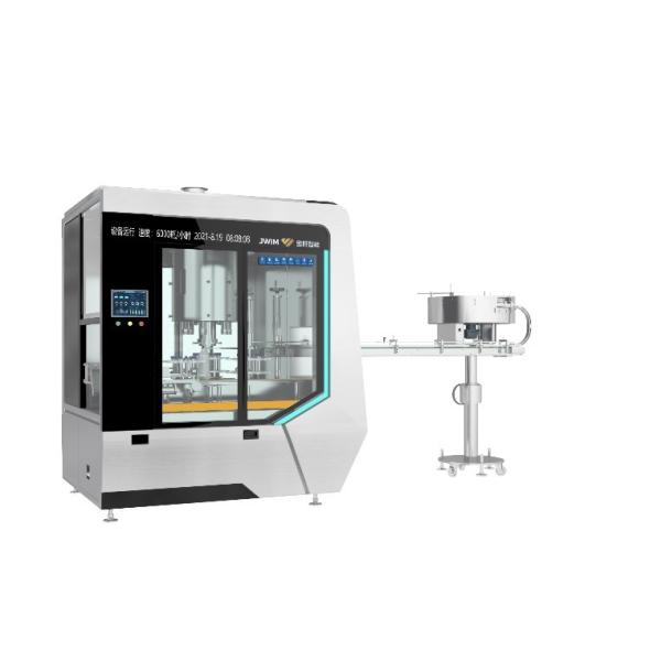 6500 BPH Rotary Bottle Automatic Capping Machine 80ml-1000ml With 6 Capping