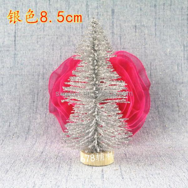 Bring the Magic of the Season to Your Home with our Handcrafted Glitter Christmas Tree 6cm