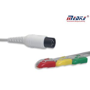 Buy cheap 3 Leadwires IEC Pinch Undetachable Comen ECG Patient Cable from wholesalers