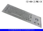 China Vandal Proof Stainless Steel Industrial Computer Keyboard With 64 Keys wholesale