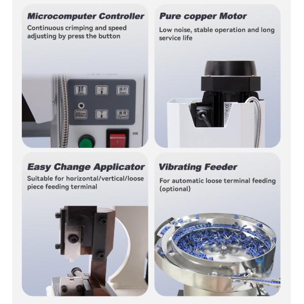 30mm Terminal Crimping Machine 0.55KW For Computer Dc Terminal