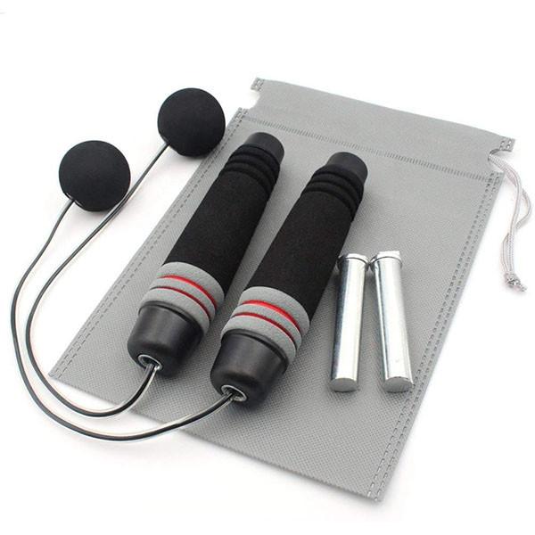 Quality Rotating Bearing Weighted Cordless Jump Rope ,  Cordless  Double Unders Speed Rope for sale