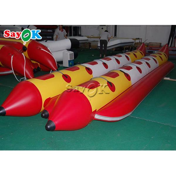10 Persons Single Body Inflatable Banana Boat For Water Game