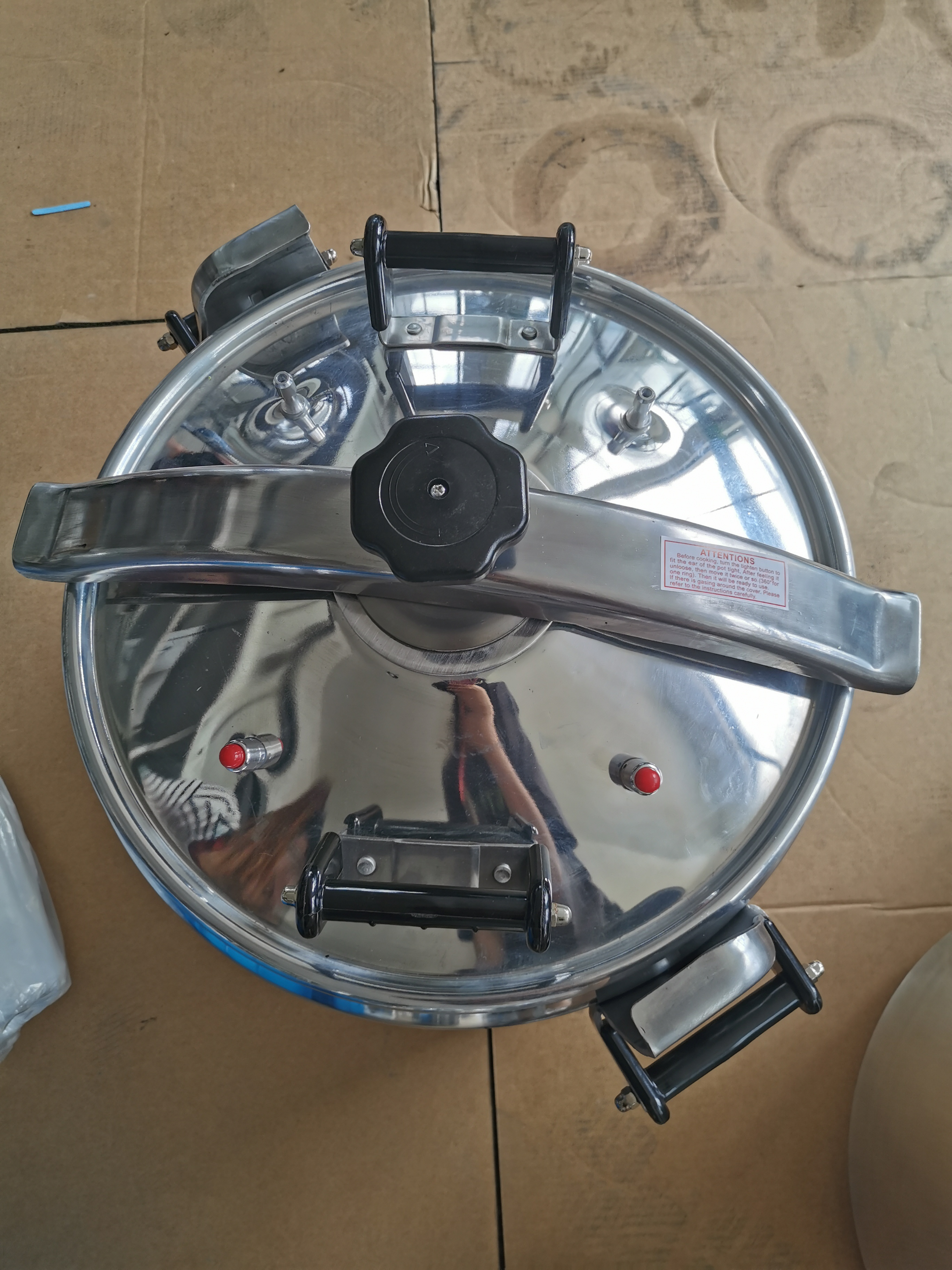 75L Commercial Cooking Pot Aluminum Pressure Cooker Stocked