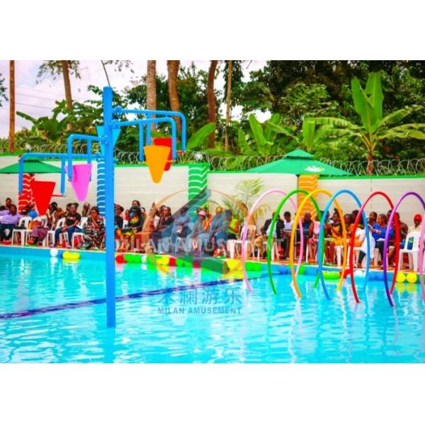 Commercial Kids Water Park Outdoor Playground Customzied 6x5m
